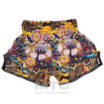 Pantaloncini Muay Thai Raja Hanuman Blue Lettering